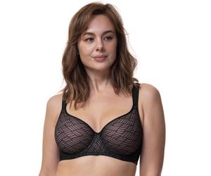 Dorina Leila Demi Cup Bra - Black - 42DD