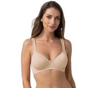 Dorina LINDSAY Non-Padded Underwired Bra - Full Coverage, Moulded Cups, Soft Micro Fabric, Adjustable Straps for All-Day Comfort, Beige