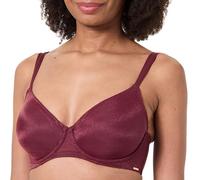 DORINA Origins Bra - Non-Padded, Underwired, Shimmer Mesh & Micro Fabric, Adjustable Straps, Red
