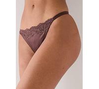 DORINA Origins-shiny Microstring, Brown, Size 18, Women Brown
