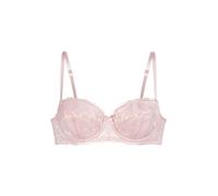 DORINA Perfect Lace Balconette Underwired Bra - Lightly Padded Cups for Natural Shape - Adjustable Lift & Flattering Silhouette, Pink