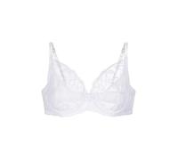 DORINA Perfect Lace Full Cup Underwired Bra - Lightly Padded for Natural Shape - Smooth Fabric & Adjustable Support, White