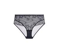 DORINA Perfect Lace Midi Briefs - Seamless Look & Breathable Material - Soft Stretch Underwear for Invisible Layering, Black