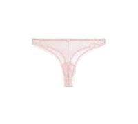 DORINA Perfect Lace Thong - Lightweight Second-Skin Feel, Smooth Flat Waistband, No-Show Sl ut for Everyday Comfort, Pink