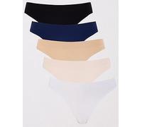 DORINA Rosanne 5 pack Brief, Multi, Size 18, Women Print