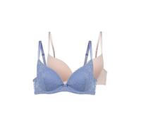 DORINA Sonia Women's Push-Up Plunge Bra Multi-Pack (2-Pack), Underwired, Deep V Neckline, Natural Lift & Shape, Lilac and Pink