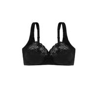 DORINA Womens Cotton Wireless Bra Black 34C