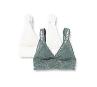 DORINA Women's LANA-2PP Bra, Vert/Ivoire, M (Pack of 2)