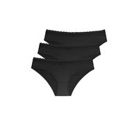 Dorina Women's Naomi-3pp Briefs, Black/Black/Black, XL (Pack of 3)
