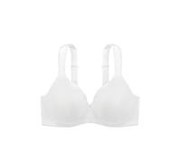 DORINA Women's Rachel Bra - Lightly Padded Demi Bra with Underwired Moulded Cups, Adjustable Straps, and Soft Micro Fabric for All-Day Comfort, White