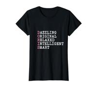 Doris First Name Adjectives Design Value Graphic T-Shirt, Women, Black, XS