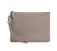 Doris&Jacky Goatskin Leather Wristlet Clutch Purse For Women Large Soft Designer Wallet With Strap