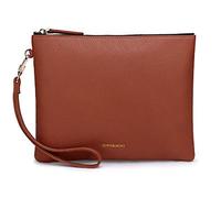 Doris&Jacky Goatskin Leather Wristlet Clutch Purse For Women Large Soft Designer Wallet With Strap