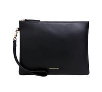 Doris&Jacky Lambskin Leather Wristlet Clutch Purse For Women Large Soft Designer Wallet With Strap