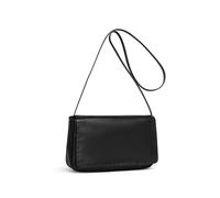 DORIS&JACKY Leather Flap Crossbody Purse for Women Soft Vintage Black Lambskin Over The Shoulder Messenger Purse, 1-black, Flap Crossbody Purse