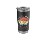 Doris The Woman The Myth The Legend Personalized Name Stainless Steel Insulated Tumbler
