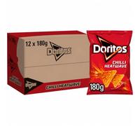 Doritos Chilli Heatwave Sharing Tortilla Chips 180 g (Case of 12 Packs)