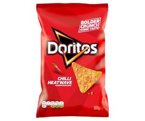 Doritos Chilli Heatwave Tortilla Chips Sharing Bag Crisps 180g