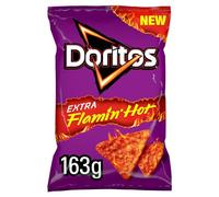 Doritos Extra Flamin' Hot Sharing Bag Crisps 163g