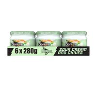 Doritos Sour Cream & Cool Chive Vegetarian Dip, Perfect for Sharing 280g (Case of 6)