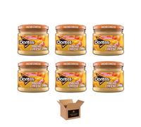 Doritos Tortilla Chips - Bold Crunch, Iconic Taste | Crispy Flavoured Corn Chips in Variety of Flavors - 5 Snack Bags per Pack | Party, Movie Night Crisps (Pack 6, NACHO CHEESE DIP 280g)