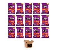 Doritos Tortilla Chips - Bold Crunch, Iconic Taste | Crispy Flavoured Corn Chips in Variety of Flavors - 5 Snack Bags per Pack | Party, Movie Night Crisps (Flamin' Hot - £1.35-70g x 15Pack)