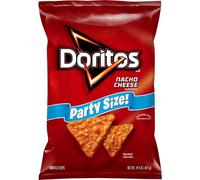 Doritos Tortilla Chips, Nacho Cheese Chips, Party Size, 14.5oz Bag