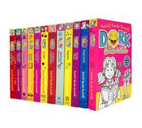 Dork Diaries Series 12 Books Collection Set By Rachel Renee Russell (Party Time, Popstar, Skating Sensation, Dear Dork, Holiday Heartbreak, TV Star, Drama Queen, Puppy Love, Frenemies Forever & MORE!)