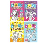 Dork Diaries Series Books 1-4 Collection Set by Rachel Renée Russell | Children’s Diary Style Fiction
