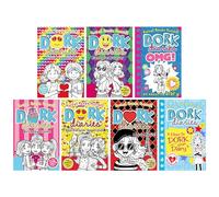 Dork Diaries Series Vol 11-17 Collection 7 Books Set (Frenemies Forever, Crush Catastrophe, Birthday Drama, Spectacular Superstar, I Love Paris, How to Dork Your Diary & All About Me Diary)