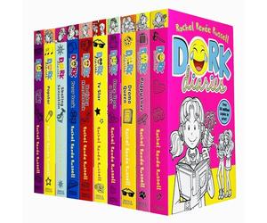 Dork Diaries x 10 title Slipcase set: Dork Diaries / Party Time / How to Dork your Diary / Pop Star / Dear Dork / TV Star / Skating Sensation / Holiday Heartbreak / OMG / Once Upon a Dork