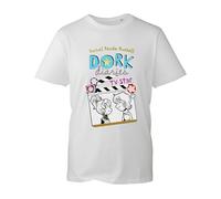 Dork World Book Day 2025 Number Day Maths Day T-Shirt Diaries Kids Adult Event top(7 Years, White)