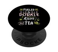 Dorkie Mom Tea Lover PopSockets Adhesive PopGrip