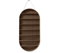 Dorm Oval Shelf Smoked Oak