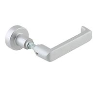 Dorma Glas Handle Set (Interchangeable Fitting) for Glass Doors, Flat Door Handle, with Interchangeable Pin, Glass Door Fitting, Aluminium,
