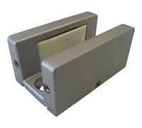 Dorma Glas MUTO Floor Guide (Sliding Door), Glass Thickness 8-13.5 mm, Adjustable, Aluminium Stainless Steel Effect