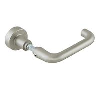 Dorma Glas Round Glass Door Handle Set, Interchangeable Fitting, Aluminium, Stainless Steel Effect