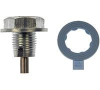 Dorman 090-051CD 1/2 In. 20 Single Oversized Drain Plug, Black Universal Fit