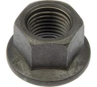 Dorman 611-295 Wheel Nut M14-1.5 Flanged Flat Face - 19mm Hex, 15.5mm Length Compatible with Select Dodge/Freightliner Models, 10 Pack