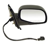 Dorman 955-1196 Passenger Side Power Door Mirror - Folding for Select Ford/Mercury Models, Black