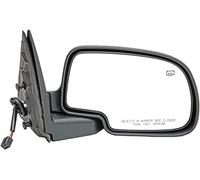 Dorman 955-1802 Passenger Side Power Door Mirror - Heated/Folding for Select Cadillac/Chevrolet/GMC Models, Black