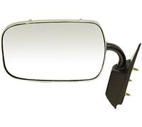 Dorman 955-187 Driver Side Manual Door Mirror - Folding for Select Chevrolet/GMC Models, Black and Chrome