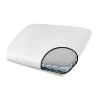 Dormeo True Evolution Bed Pillow - Low Profile Flat Cooling Pillow with Breathable Technology, for Stomach and Back Sleepers