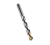 Dormer A002 HSS High Speed Steel Jobber Drill Bit with 118 Degree Tin Tipped Split Point, Pack of 5pcs