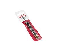 Dormer A002S HSS High Speed Steel Jobber Drill Bit with 118 Degree Tin Tipped Split Point, 2Pcs Pouch Pack