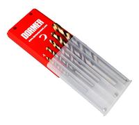 Dormer Drill Bit Set A089 5-Piece HSS TiN Coated