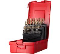 Dormer A095 No 202 51 Piece HSS TiN Coated 1mm-6mm By 0.1mm Drill Set