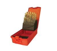 Dormer A095 No 204 25 Piece HSS TiN Coated 1.0mm-13mm By 0.5mm Drill Set