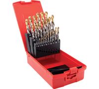 Dormer A095 No 204 25 Piece HSS TiN Coated 1.0mm-13mm By 0.5mm Drill Set