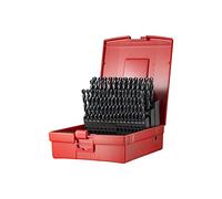 Dormer A190203 HSS High Speed Steel Jobber Drill Bits with 118 Degree Standard Point, Set of 51